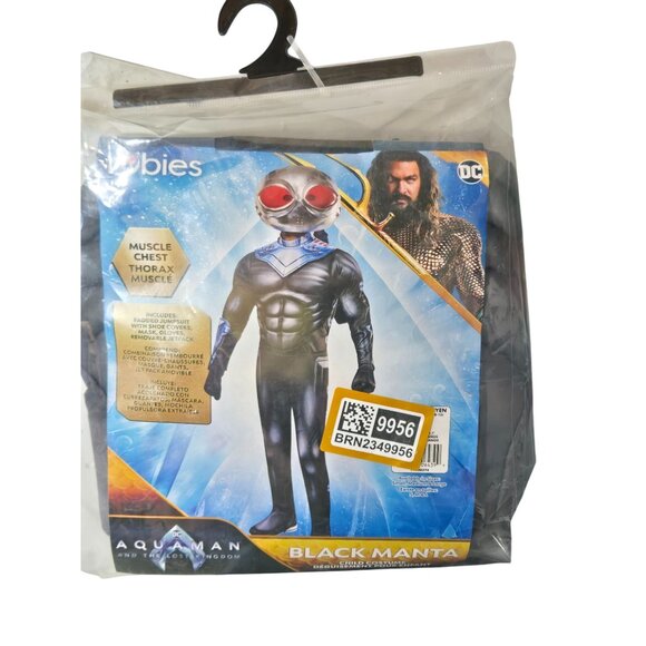 Rubies Boys Dc Aquaman and the Lost Kingdom Deluxe Black Manta Costume Medium - Picture 1 of 16